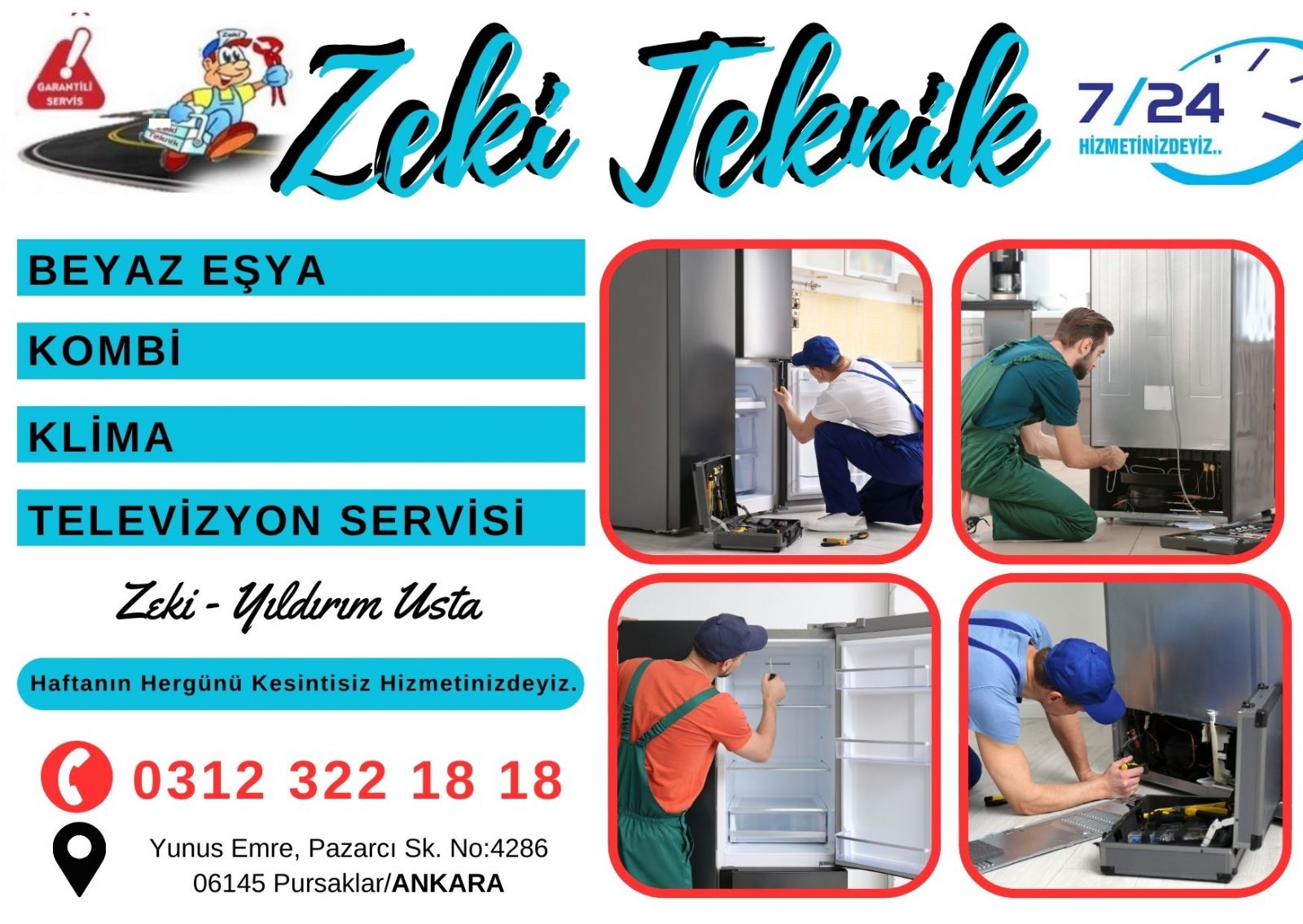Pursaklar Buzdolabı Tamircisi